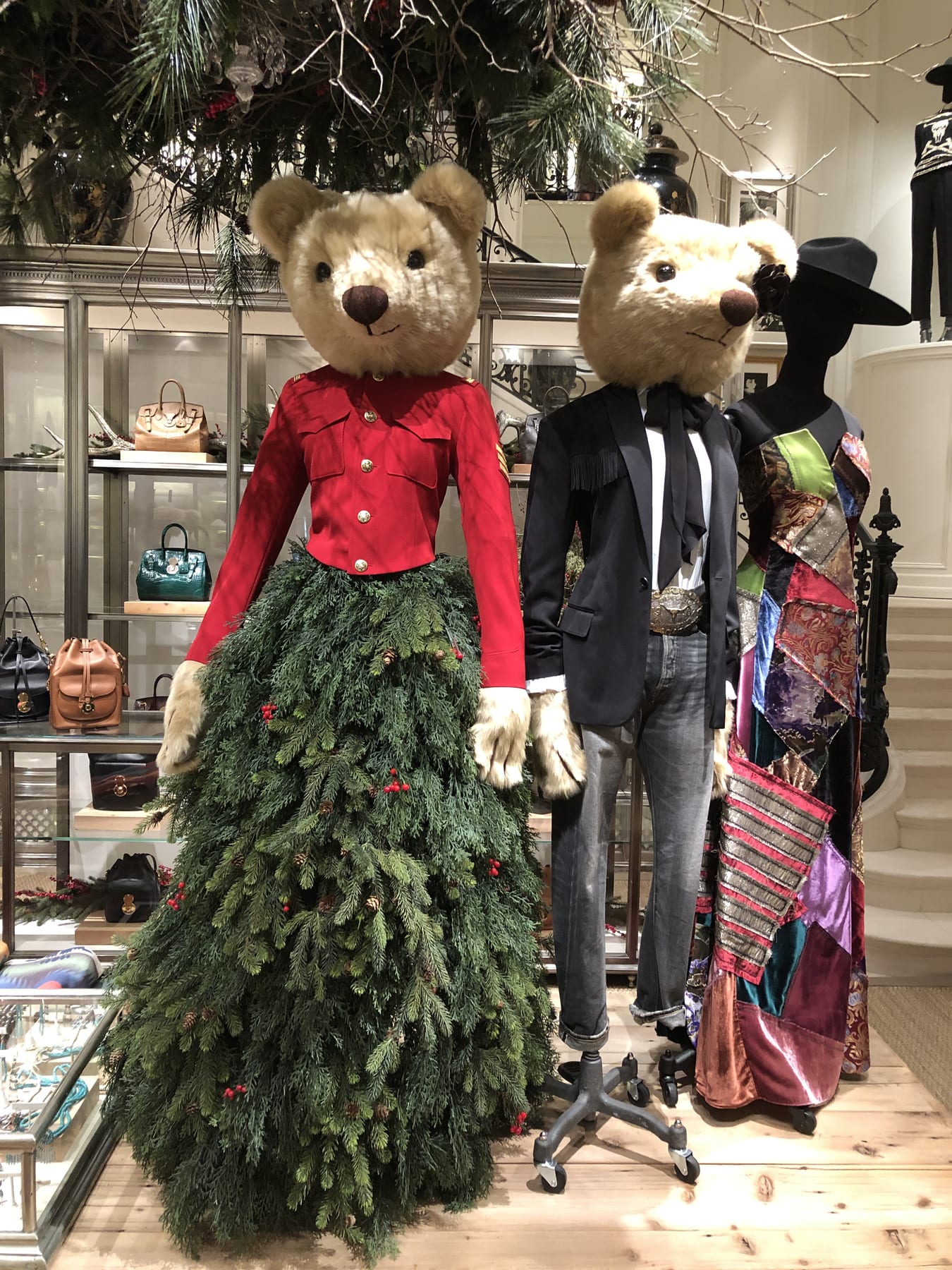 Ralph Lauren holiday window installation